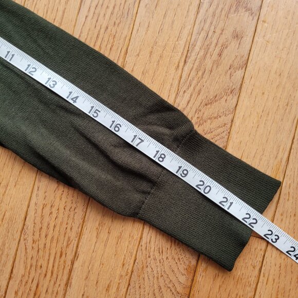 Michel Studio Forest Green Rib Knit Turtle Neck Sweater Long Sleeve 2X - Picture 11 of 11